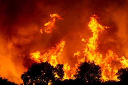 New large fire in California: North of Los Angeles - Areas are being evacuated