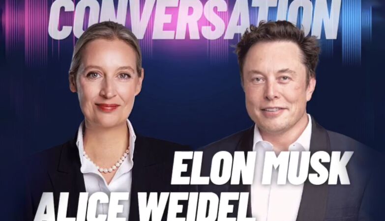 Communist Hitler, Martians, God. The surreal conversation between Musk and the leader of the German far right