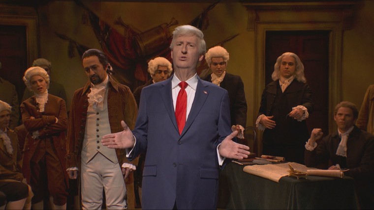 Image: James Austin Johnson as President Donald Trump in the cold open of "SNL" on Jan. 25, 2025.