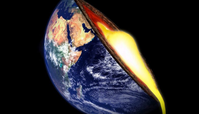 The lithosphere is “melting” into the mantle of the earth