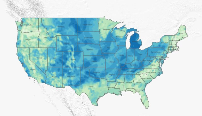 Unpublished map reveals gigantic reserves of “golden” hydrogen hidden in 30 US states