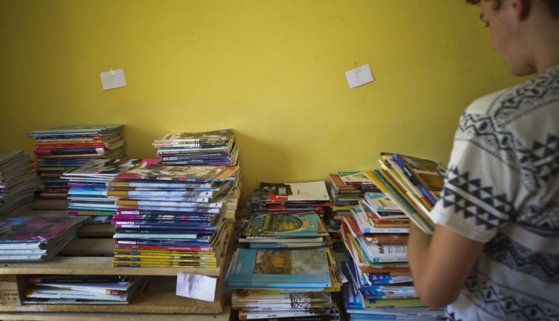 Students are prohibited from bringing manuals home so as not to write them