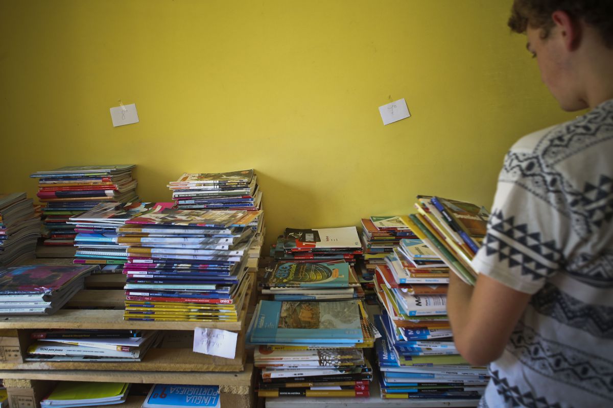 Students are prohibited from bringing manuals home so as not to write them