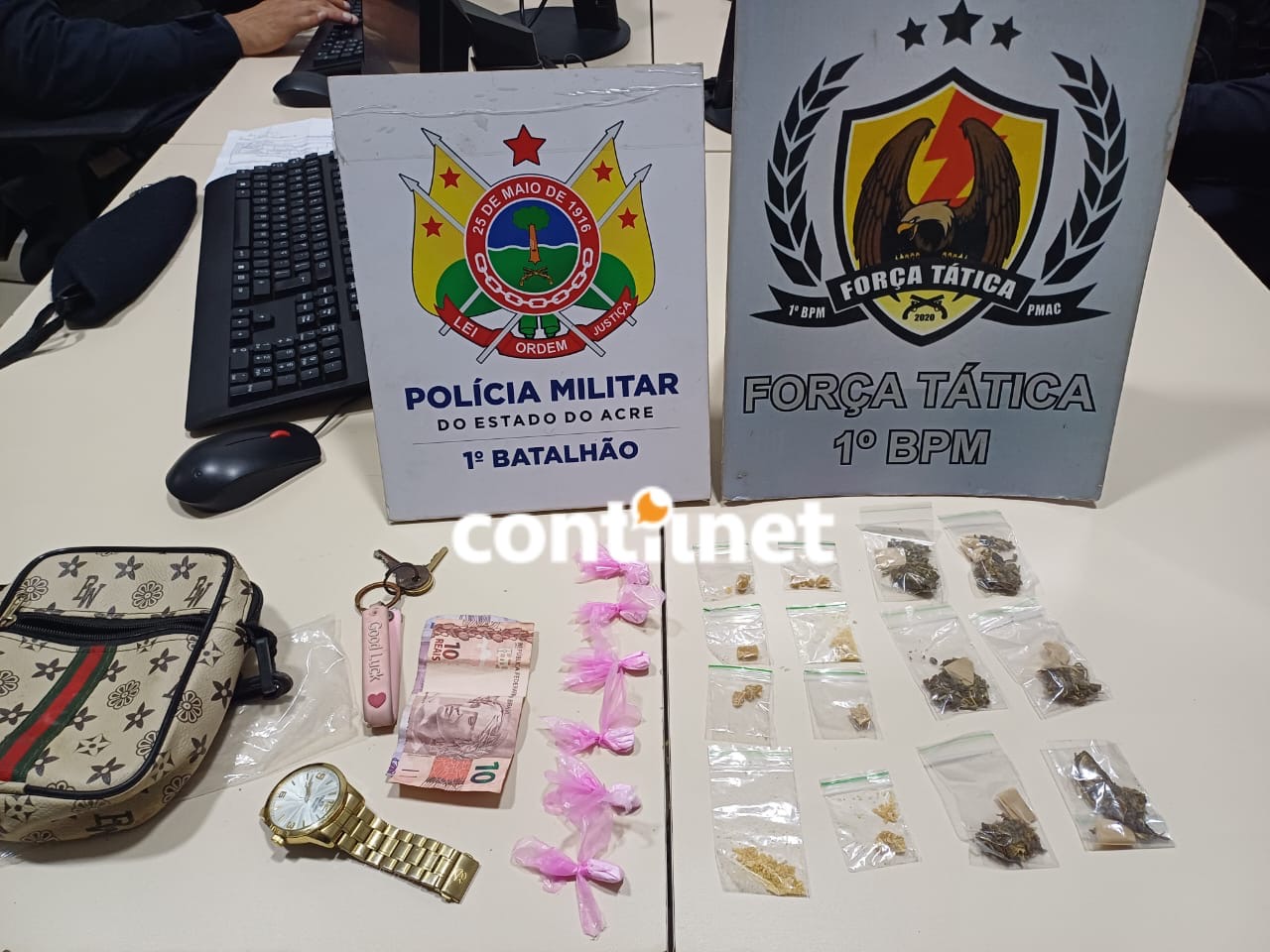 Tactical Force arrests young man for the seventh time for drug trafficking in Baixada da Sobral, in Rio Branco