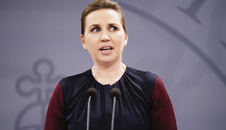 The Danish Prime Minister Mette Frederiksen.