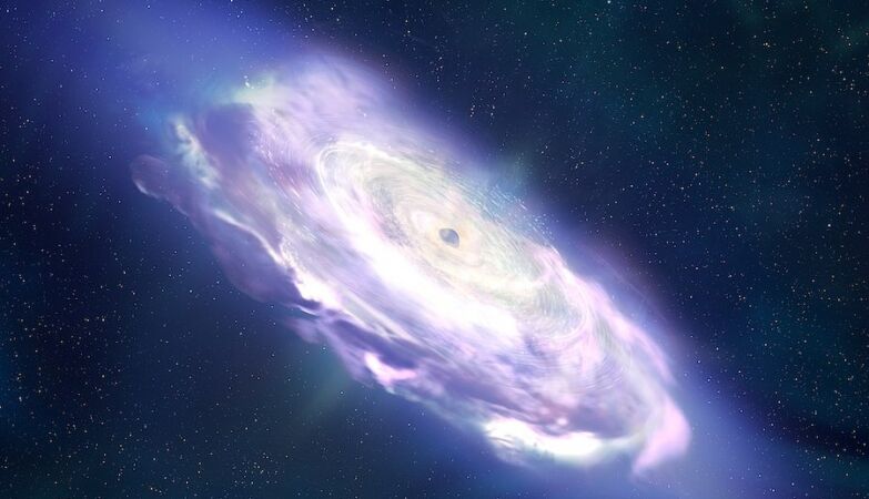 A white dwarf star may be changing the pulse of a supermassive black hole