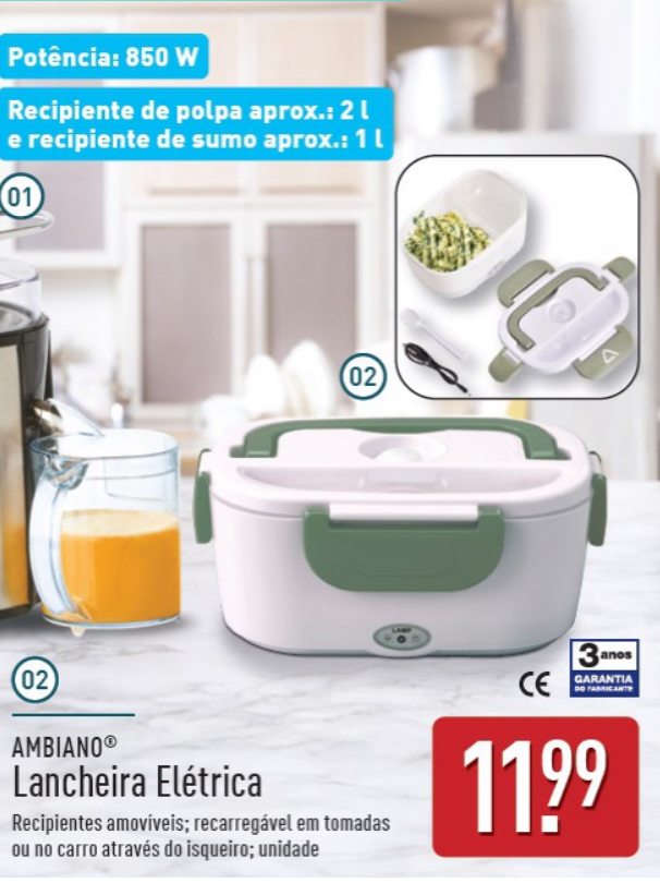 Heat meals on the go with Aldi's electric lunch box for just $11.99