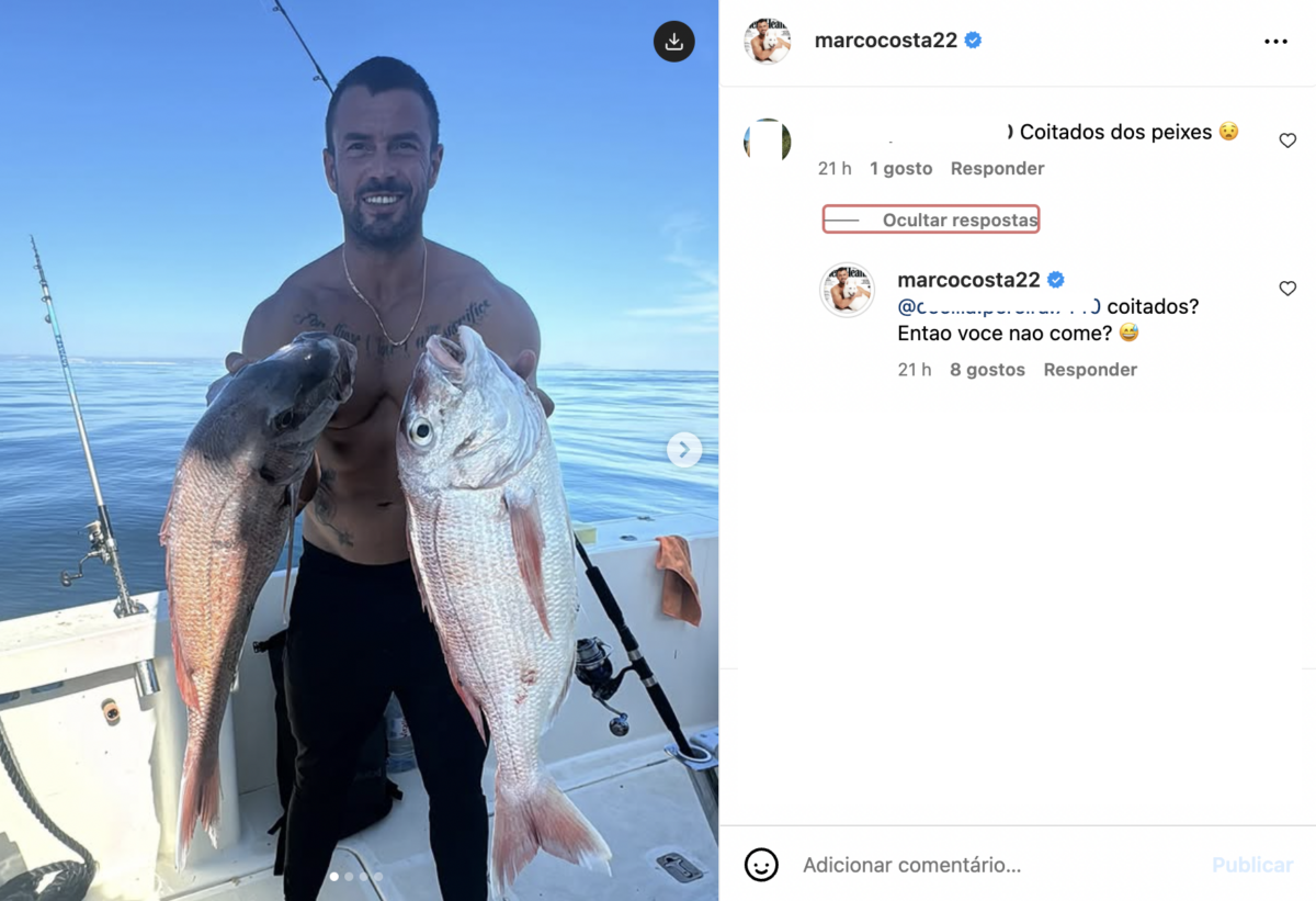 “ Poor fish ”. Marco Costa responds to criticism after showing “ first time in fishing ”