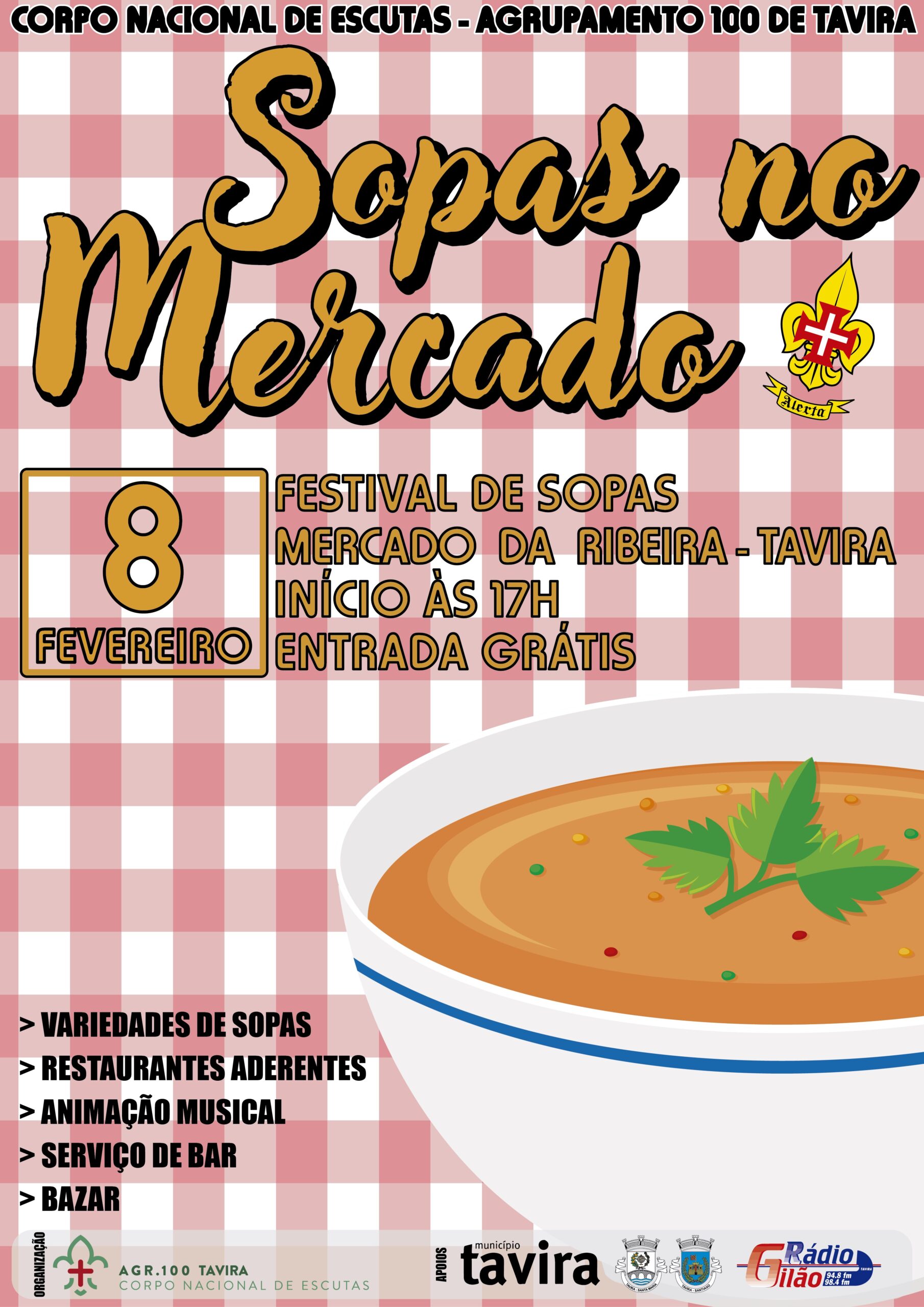 “Soups on the market” returns to Tavira with animation and local flavors