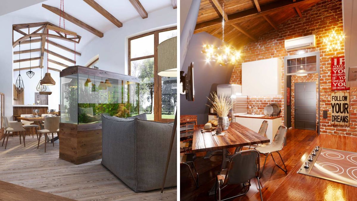 Furnishing your home with exposed beams