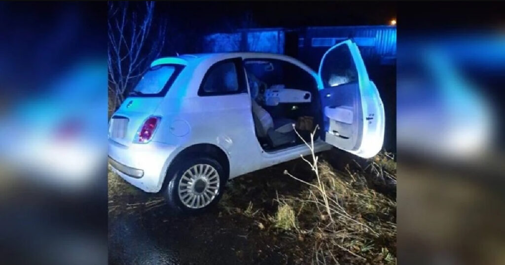 Fiat 500 driver with Portuguese license plate fled German police chase