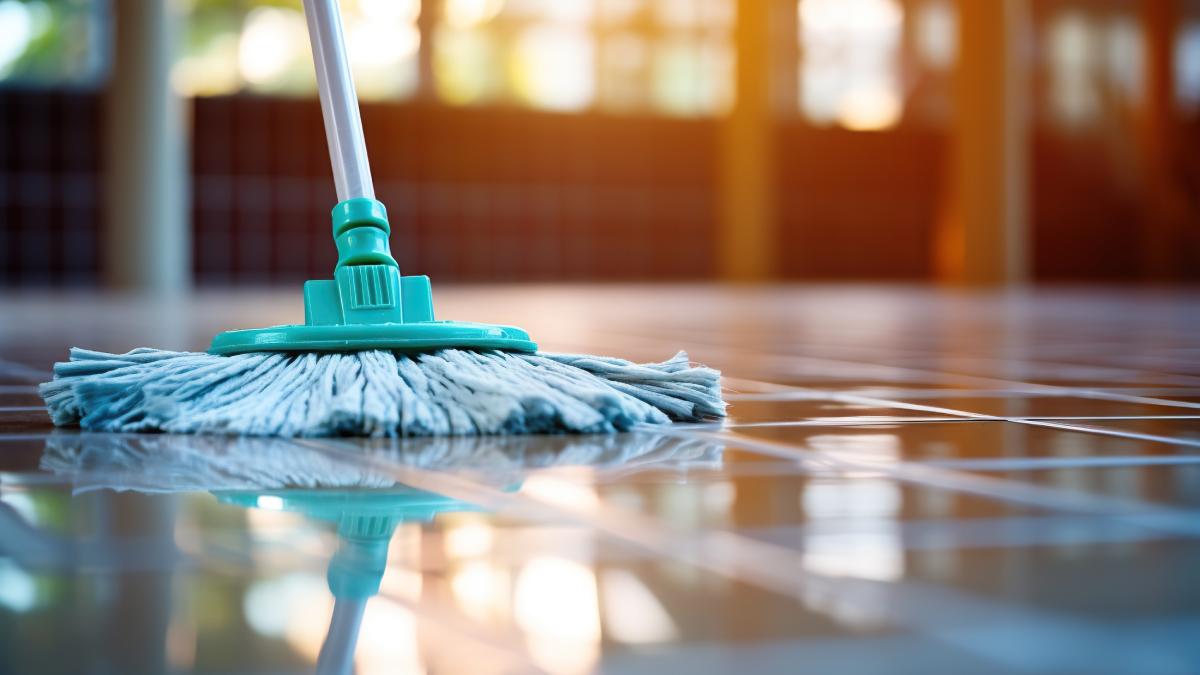 Wash floors with bay leaves