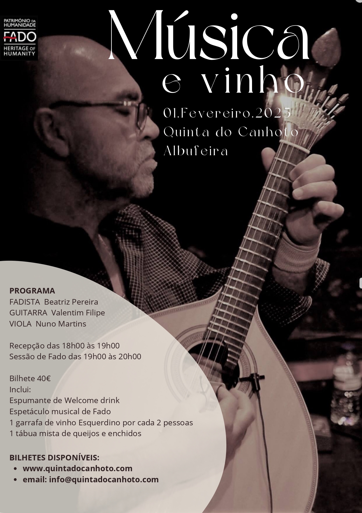 Quinta do Canhoto combines fado and wine in a unique experience in Albufeira