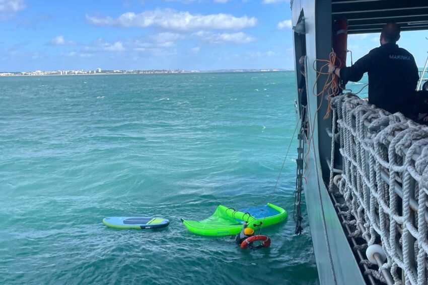 Navy rescues Kitesurf practitioner in difficulties off