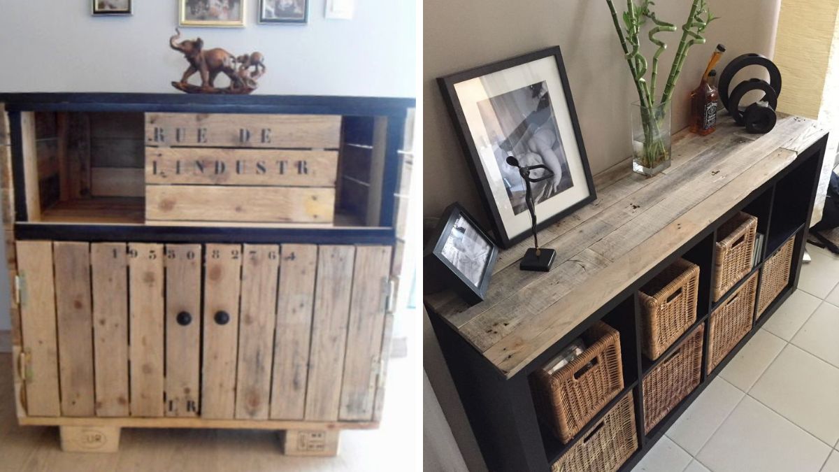 Restyling Ikea con in the pallet