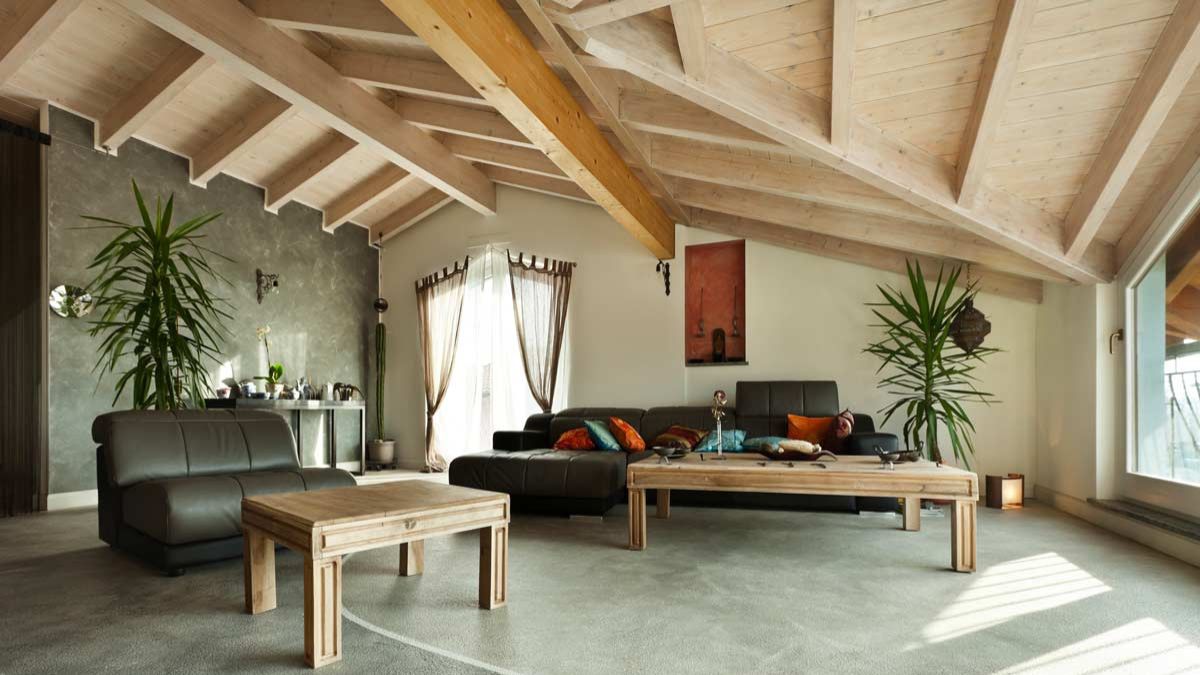 Enhance the exposed beams