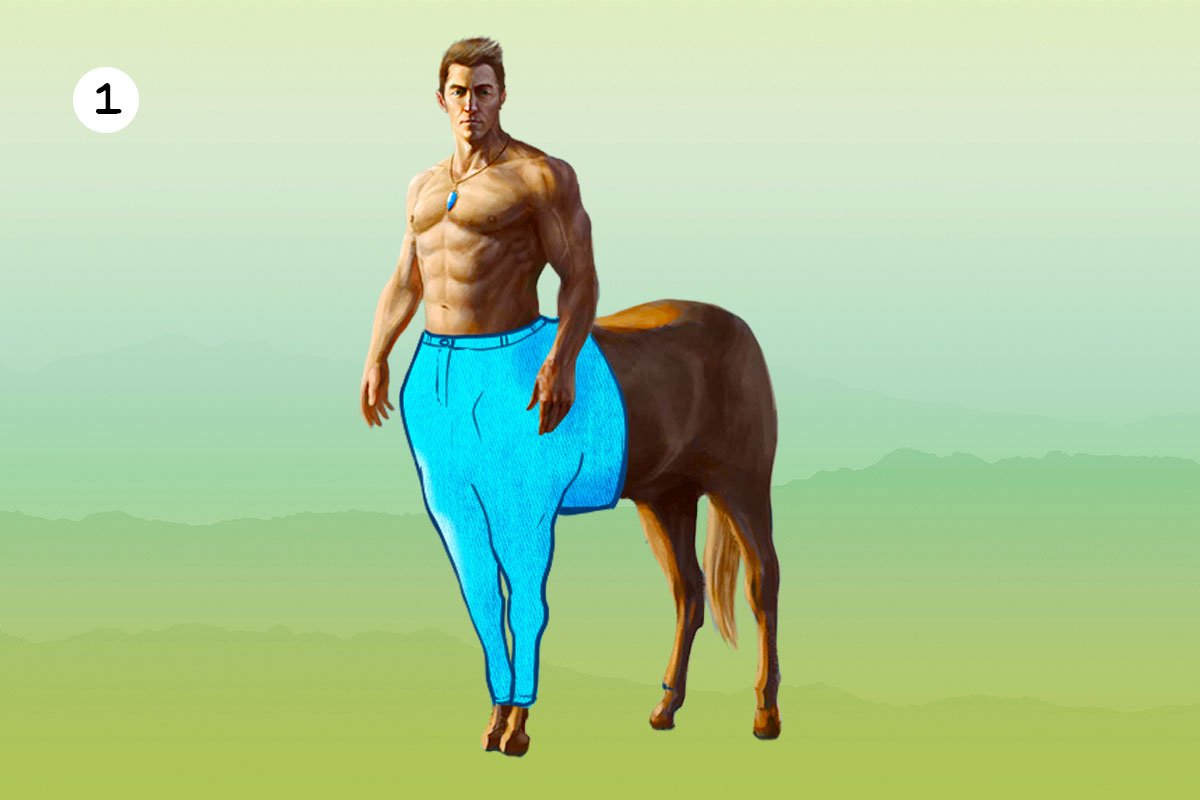 Psychological test centaur and the secrets of your subconscious