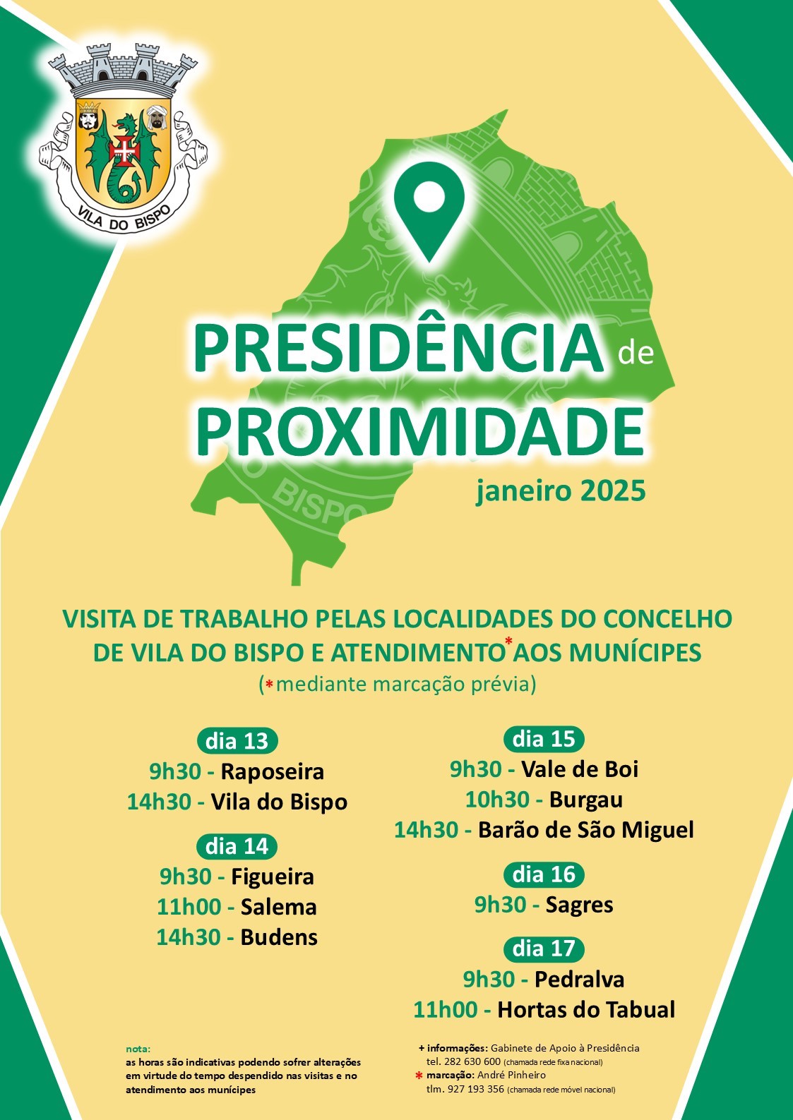 “Proximity Presidency” promotes dialogue with the population in Vila do Bispo