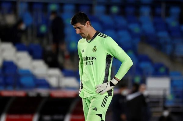 Courtois injured his knee and will miss Real Madrid