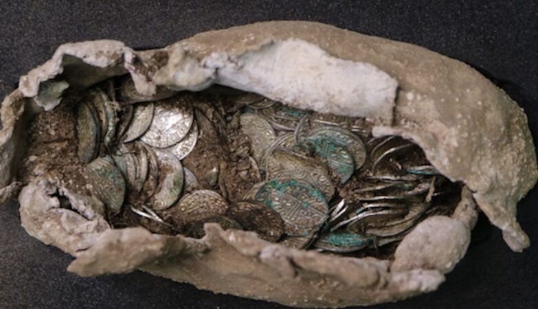 Treasure of ancient coins unearthed in England