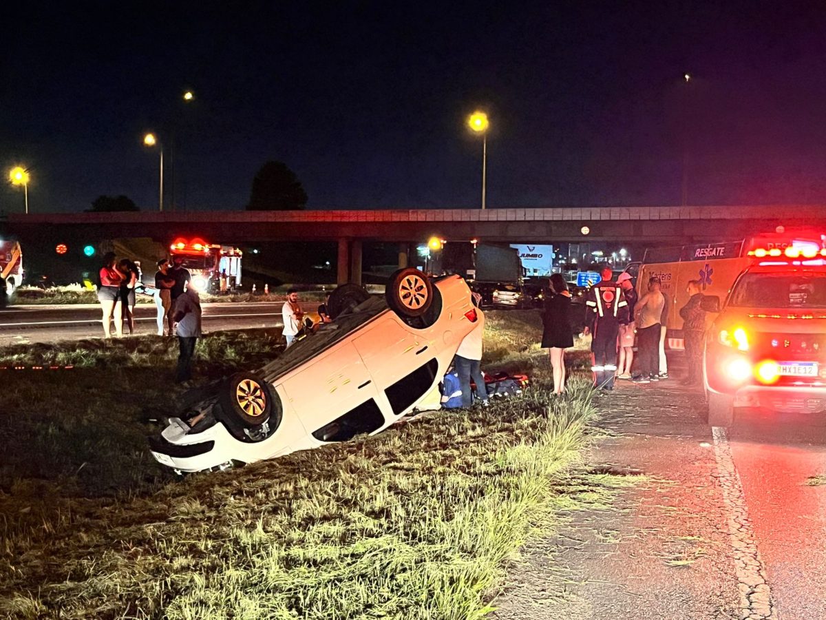 Woman dies in pileup with three vehicles on the East Contorno of Curitiba