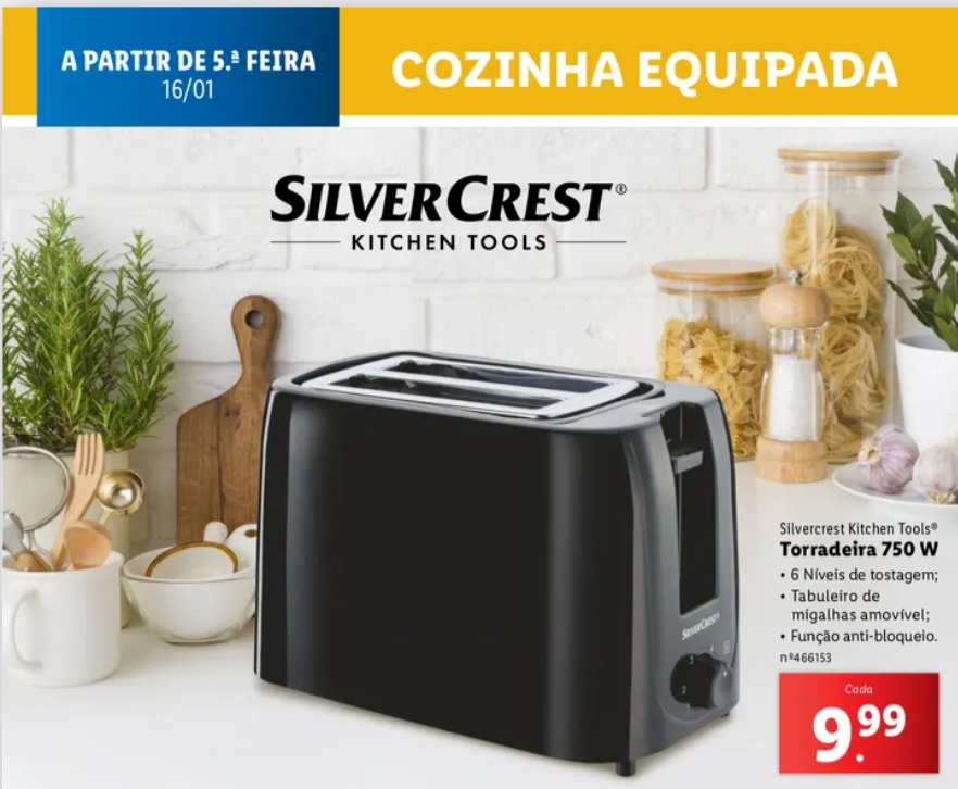 Discover Lidl's toaster with 6 toasting levels that costs less than €10