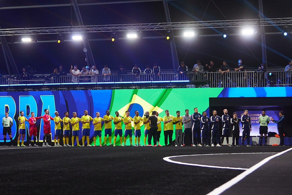 Brazilian squad competing in the Kings World Cup Nations 2025 — Photo: Disclosure/Kings League