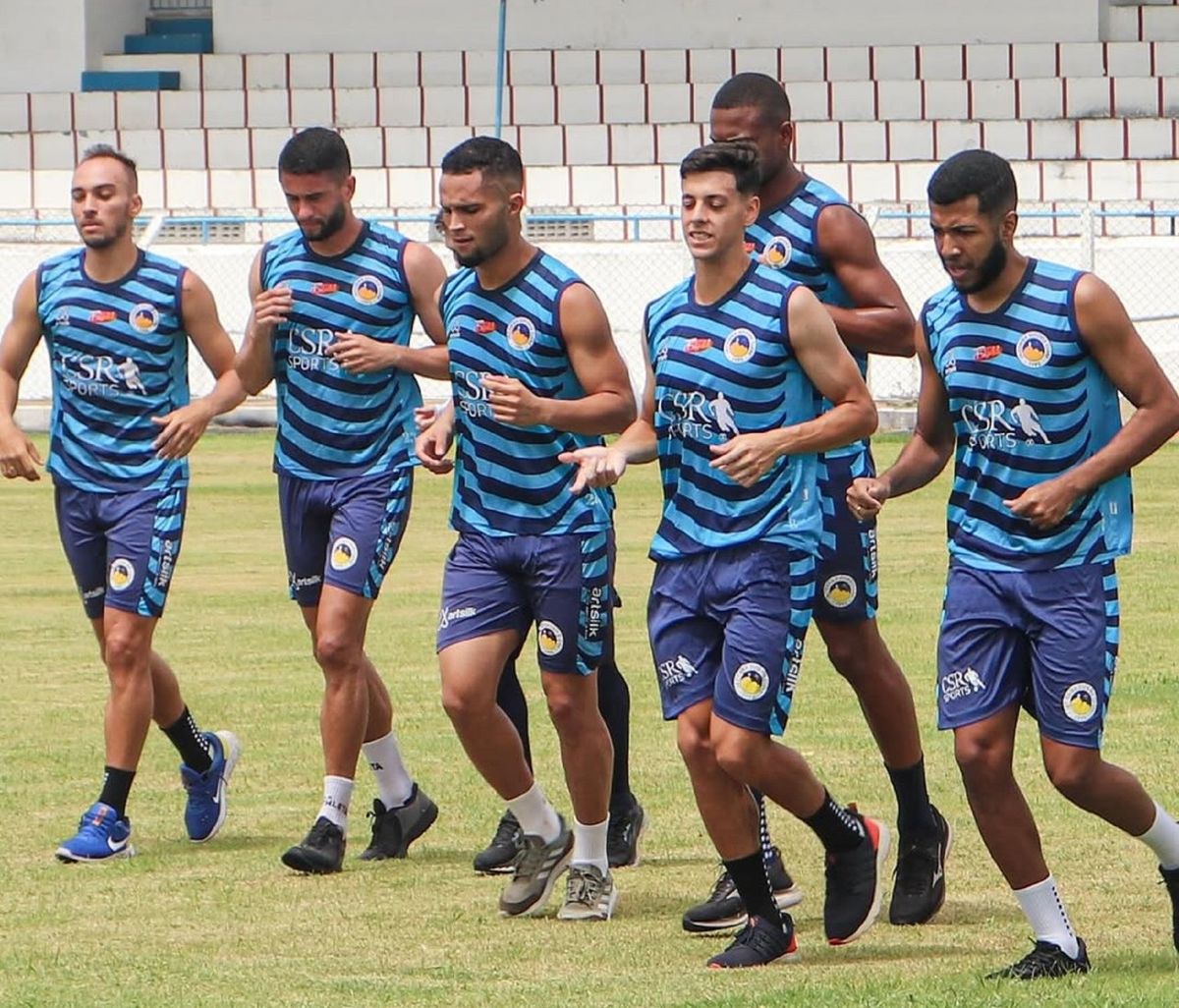 Jacobina players training during pre-season