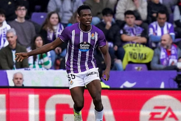 Juma Bah is a defender from Sierra Leone, who was at Valladolid