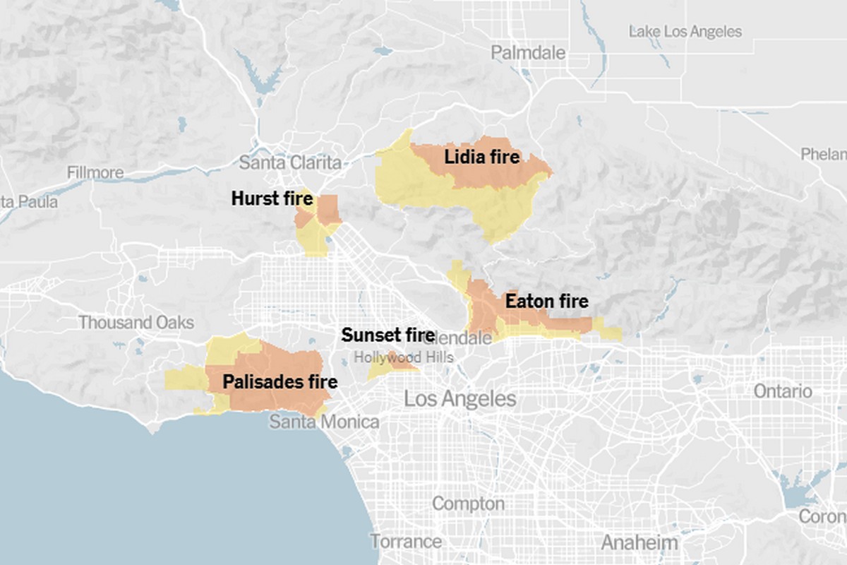 Fire in Los Angeles: Experts talk about revelatory images - The battle with the flames is uneven