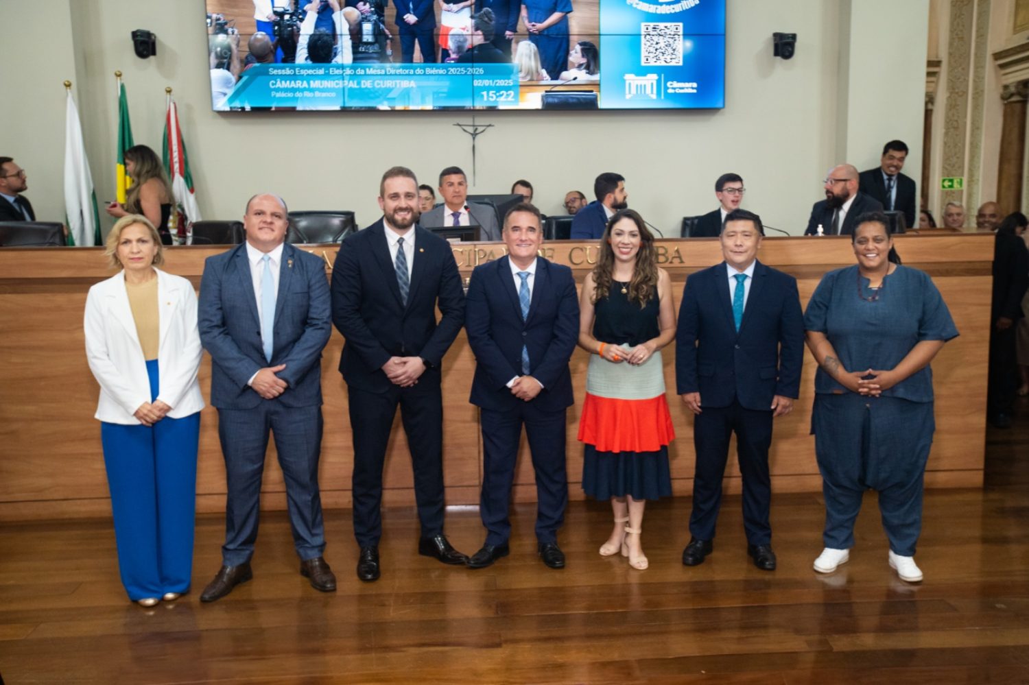 New board of directors of the Curitiba Chamber is highlighted by RIC Notícias Noite