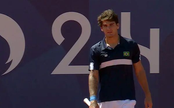 Thiago Wild wastes chances in the first set and falls in his debut at Paris 2024