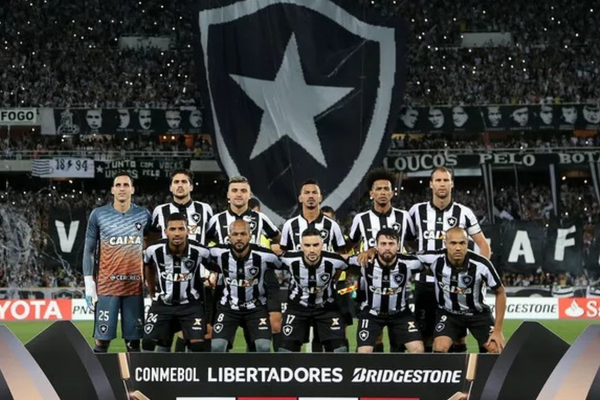 Botafogo team champion of the Libertadores