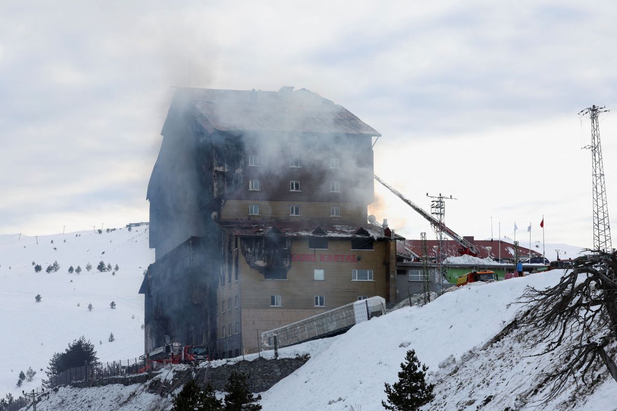 Day of mourning in Turkey: 76 dead from the fire, were falling into the void