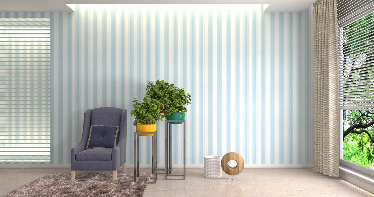 A well -chosen wallpaper gives the interior a new look /pixel