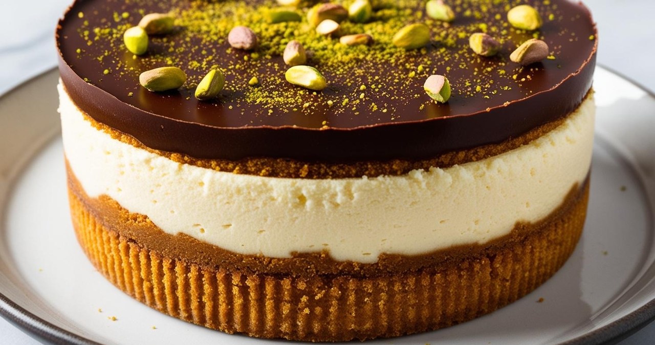 Make Dubai cheesecake and charm guests. It will disappear as to the crust