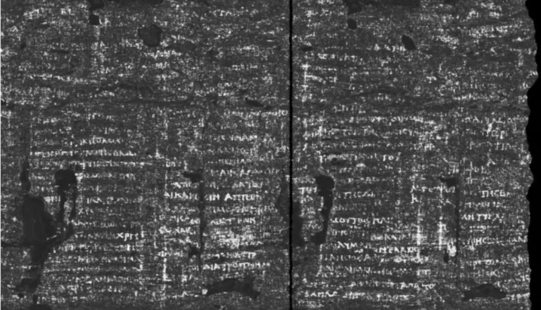 700 thousand euros for those who decipher Roman scroll burned by Vesuvio