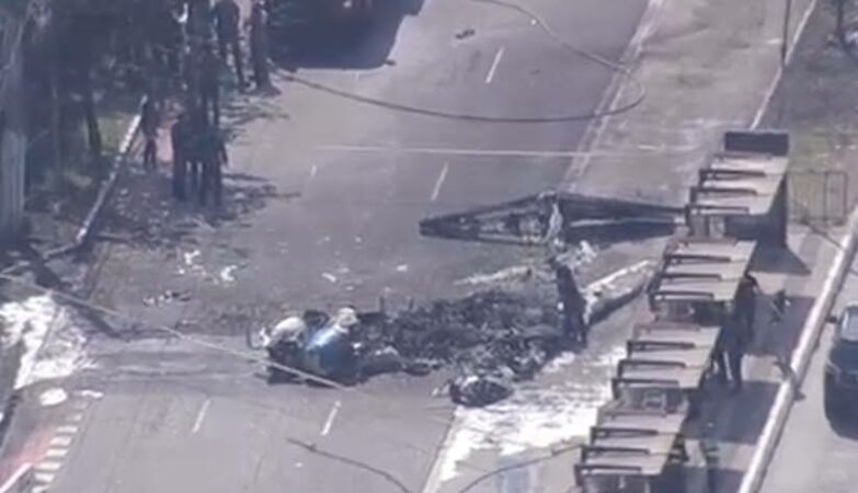 Avioneta falls on Avenida de São Paulo. Two people died