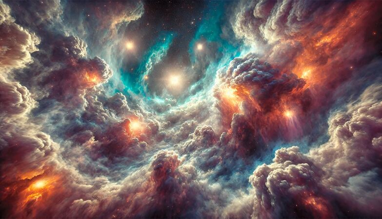 In old star nurseries, some stars are born from cute clouds