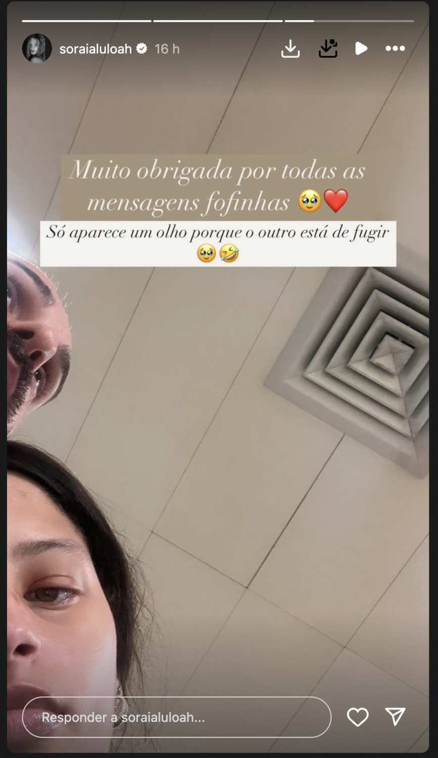 “ I cried a whole hour ”. After incident, Soraia Moreira thanks affection