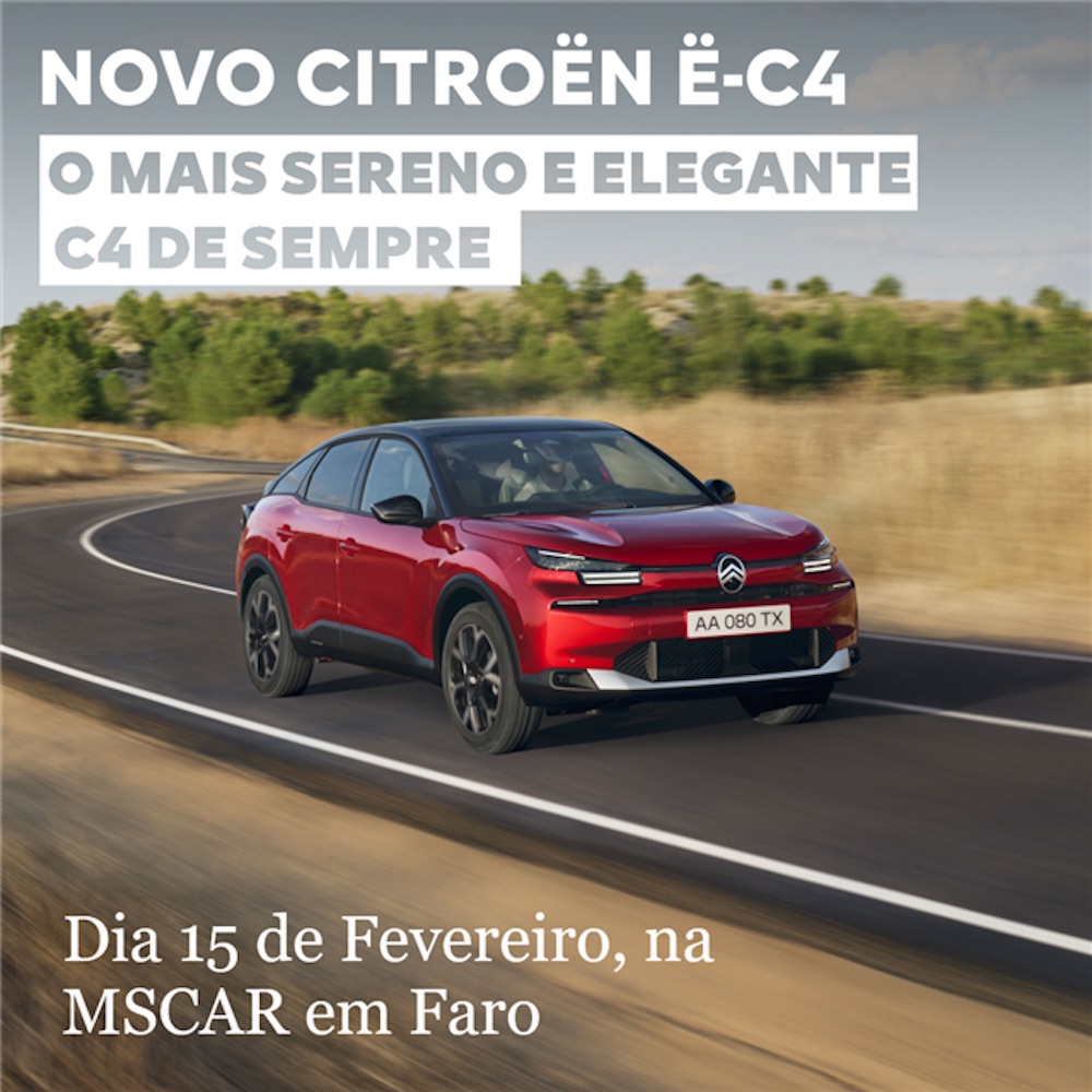 MSCar will present new Citroën ë-C4 100% Electric in Faro