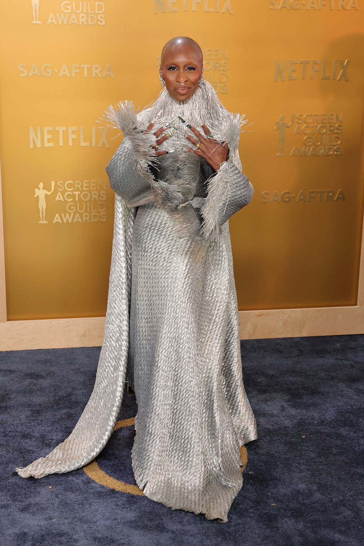 Cynthia Erivo on the red carpet of SAG Awards 2025 - Metropolis