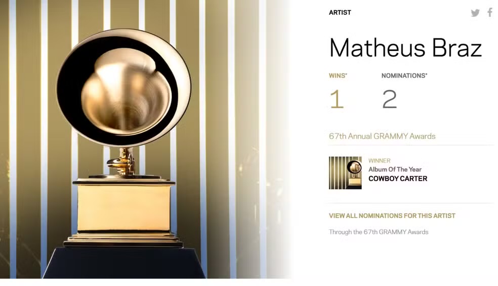 Grammy 2025: Brazilian sound engineer wins with Beyoncé by 'cowboy Carter'