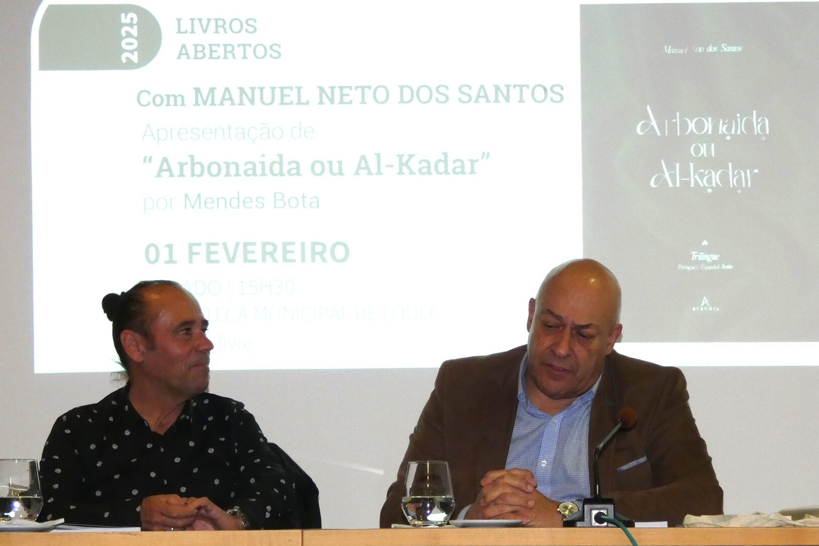 Manuel Neto dos Santos presents poetry bridges with “Arbonaida or Al-Kadar” in Loulé