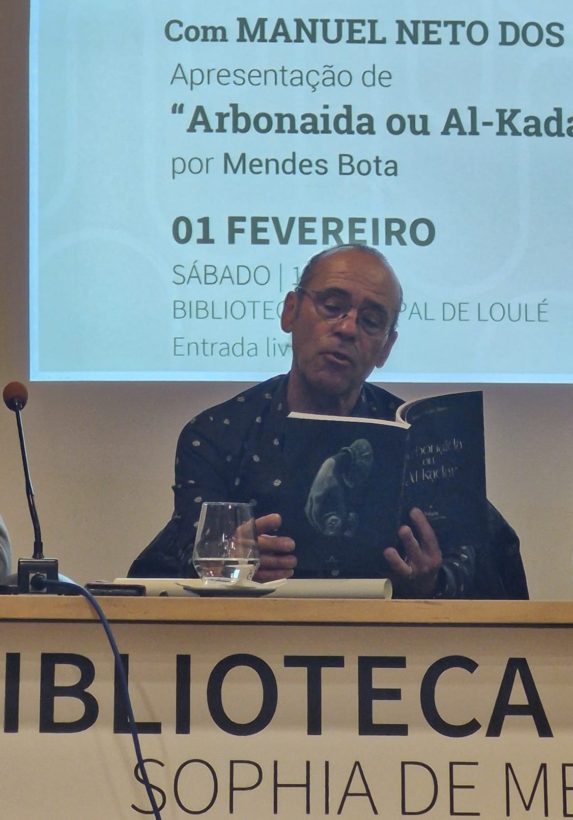 Manuel Neto dos Santos presents poetry bridges with “Arbonaida or Al-Kadar” in Loulé