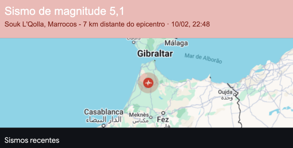 Did you feel the earth tremble? It was not your impression: earthquake of magnitude 4.9 felt throughout the Algarve