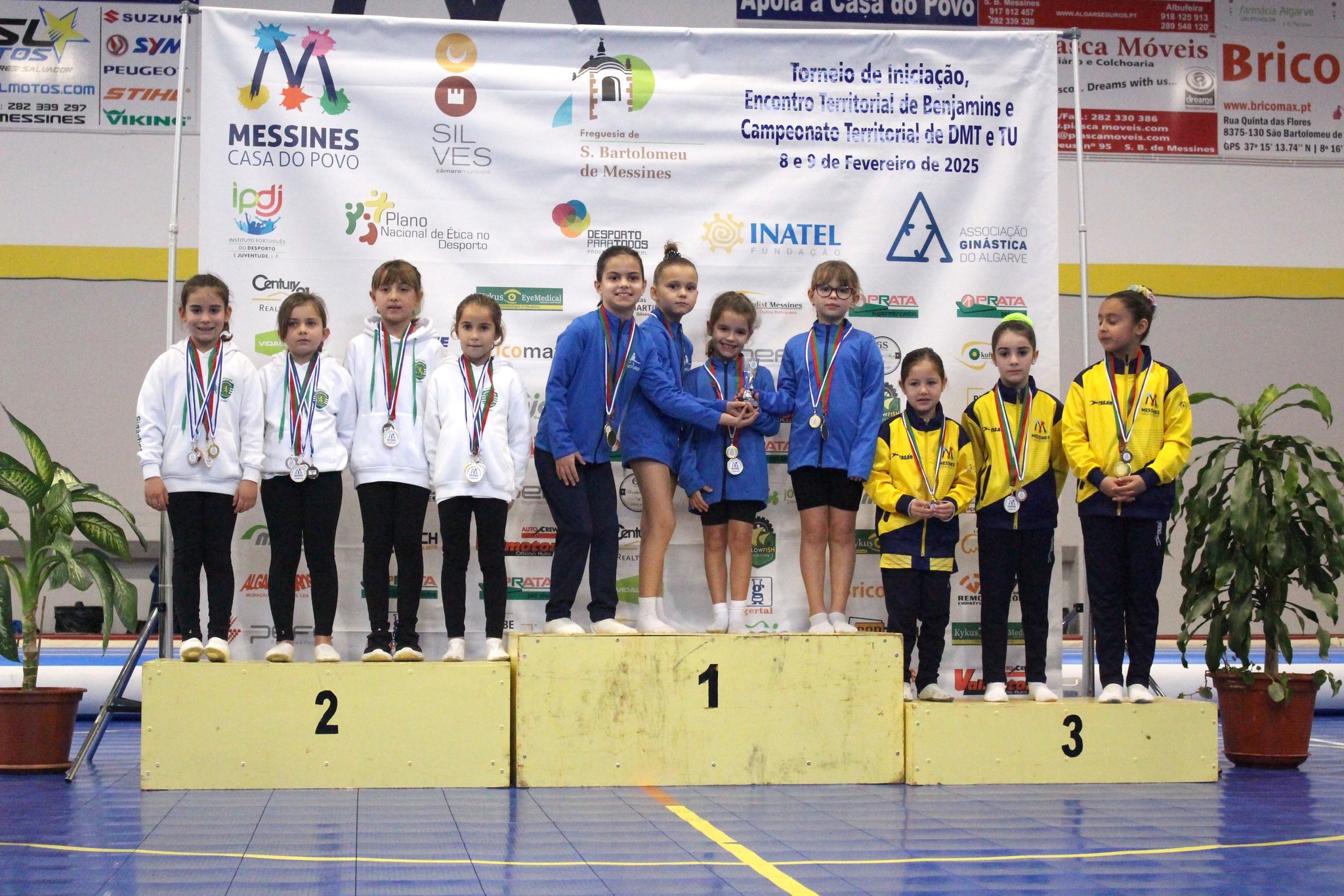 Gymnasts of the Sportinguista nucleus of Olhão win 39 medals and 2 trophies