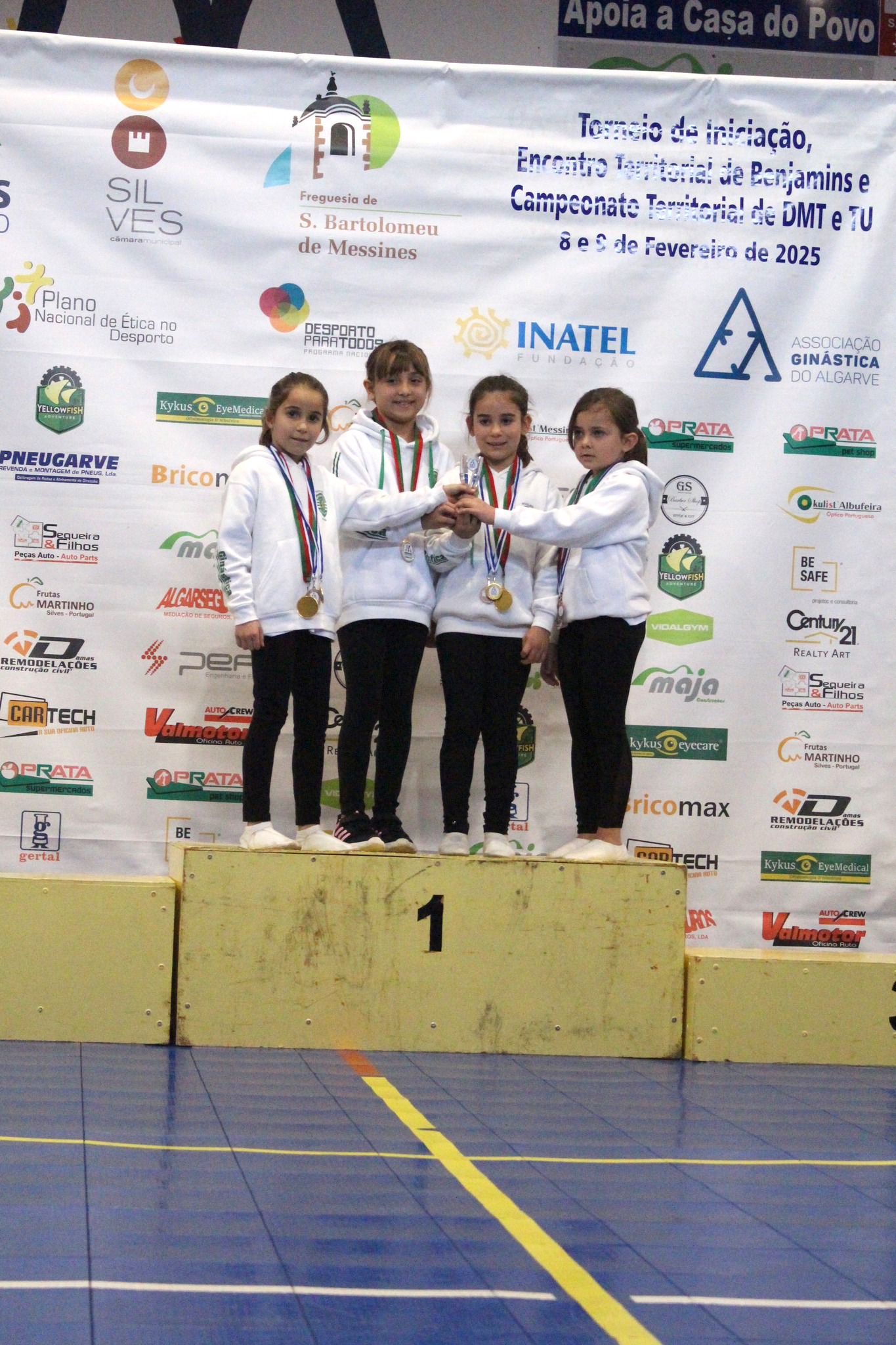 Gymnasts of the Sportinguista nucleus of Olhão win 39 medals and 2 trophies