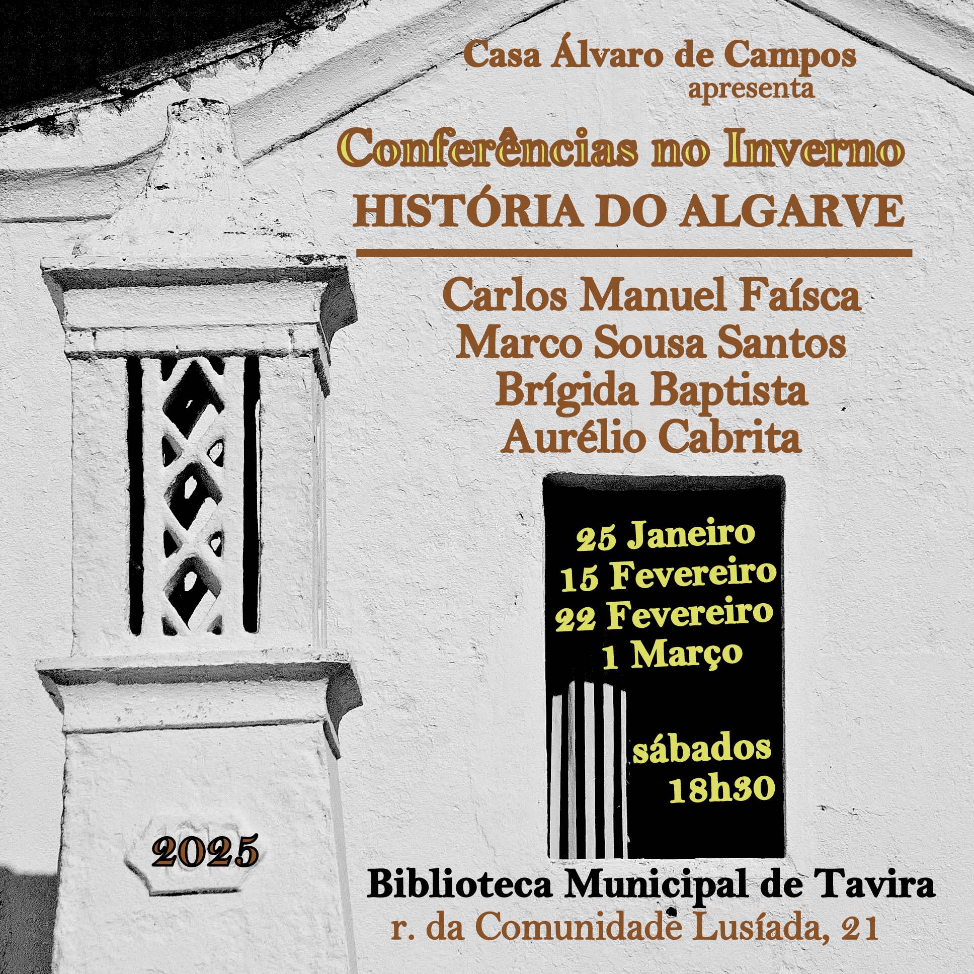 Aurélio Cabrita ends 'Conferences in Winter' in Tavira with a theme about transport in the Algarve