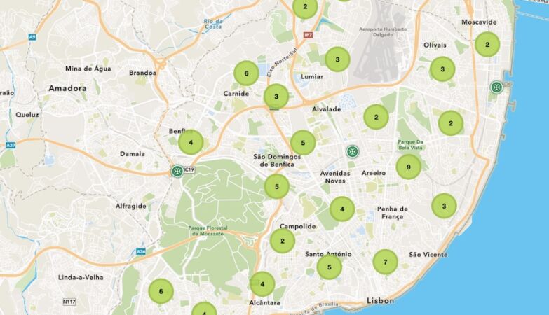 Where to go to a catastrophe? Lisbon has 86 emergency points in 24 parishes